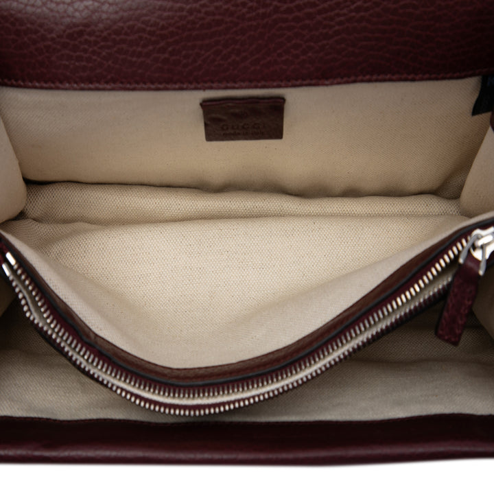 Dionysus Sac Moyen Cuir de veau Rouge