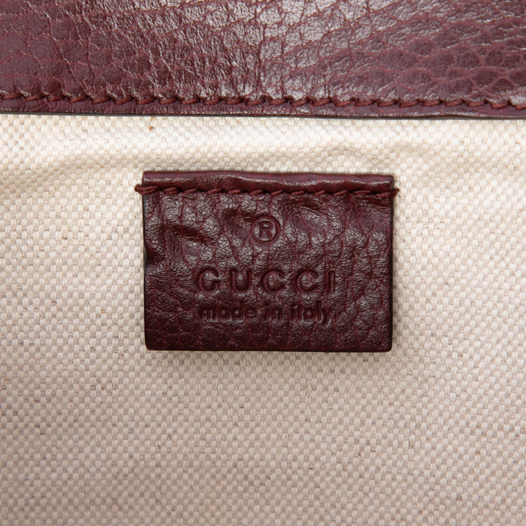 Dionysus Sac Moyen Cuir de veau Rouge