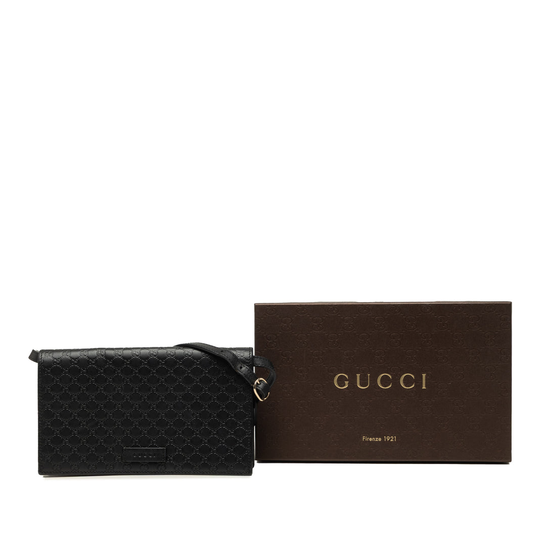 Microguccissima Portefeuille Noir