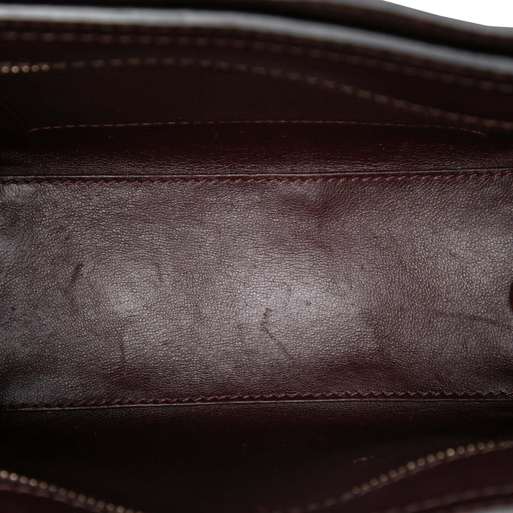 Celine Tricolore et Luggage Cabas Nano Cuir de veau Marron – vue 4 – GABY PARIS