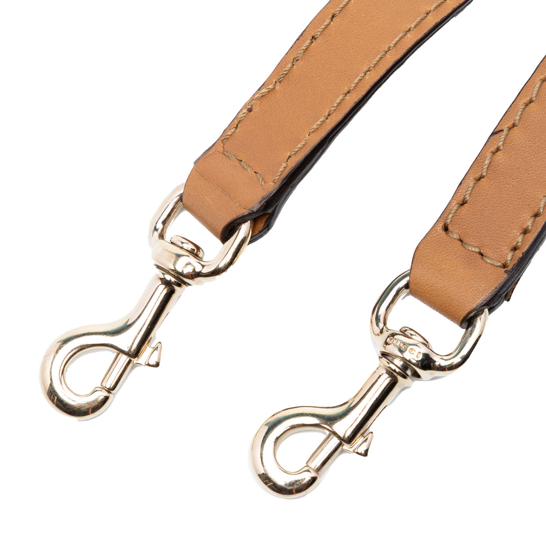 Gucci Cuir Flat Shoulder Strap
