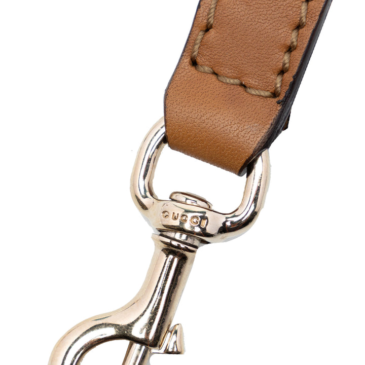 Gucci Cuir Flat Shoulder Strap