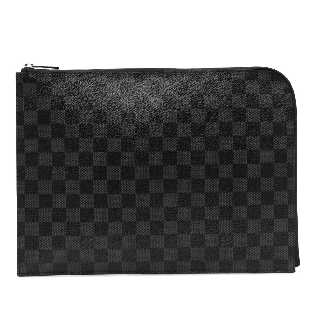 Louis Vuitton Damier Graphite Pochette Jour GM Noir – GABY PARIS Authentique