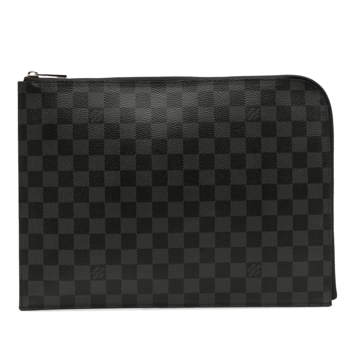 Louis Vuitton Damier Graphite Pochette Jour GM Noir – GABY PARIS Authentique