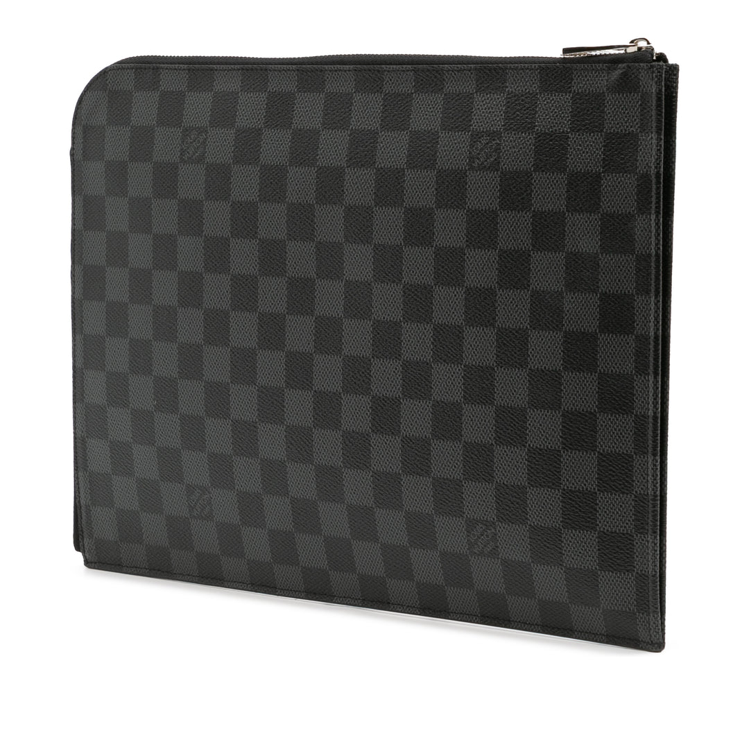 Louis Vuitton Damier Graphite Pochette Jour GM Noir – GABY PARIS Authentique