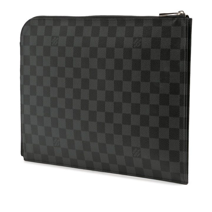 Louis Vuitton Damier Graphite Pochette Jour GM Noir – GABY PARIS Authentique
