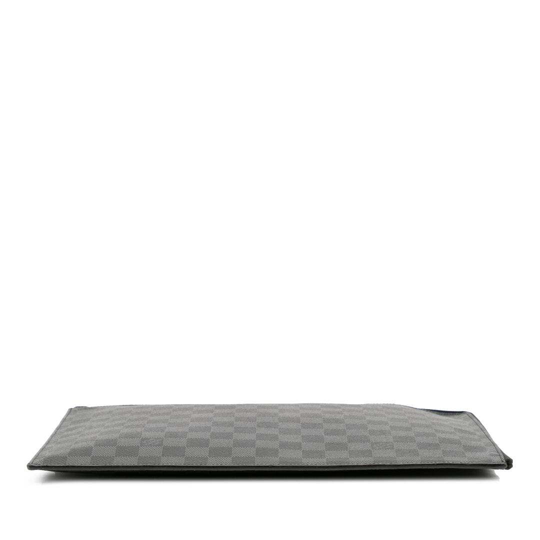 Louis Vuitton Damier Graphite Pochette Jour GM Noir – GABY PARIS Authentique