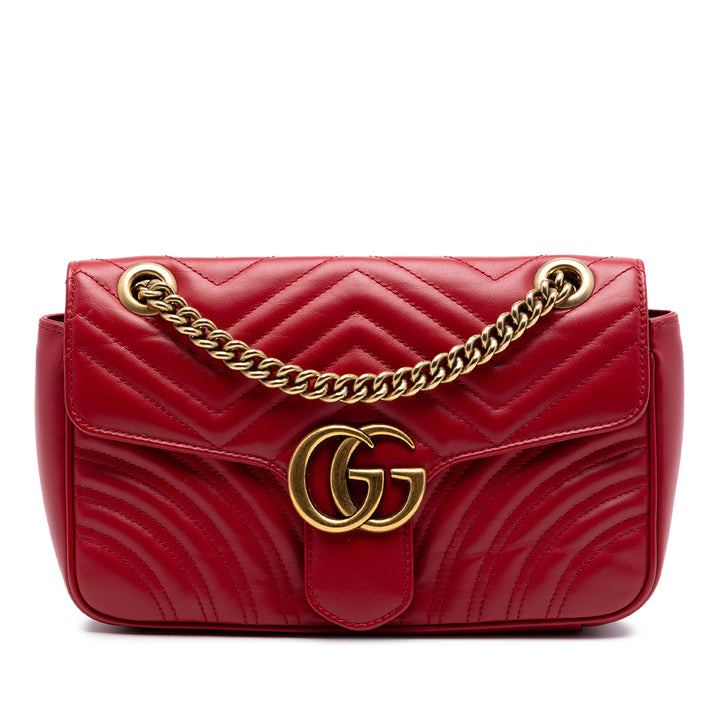 Gucci Medium GG Marmont Matelasse Cuir de veau Sac bandoulière