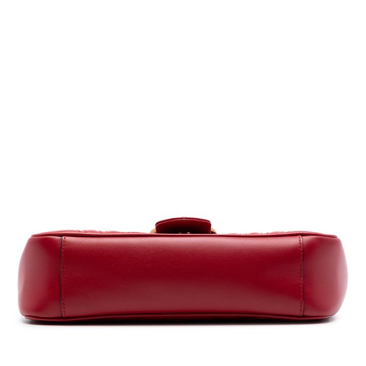 Gucci Medium GG Marmont Matelasse Cuir de veau Sac bandoulière