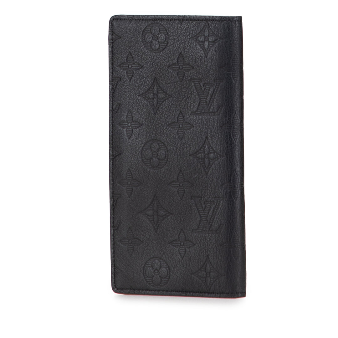 Louis Vuitton Monogram Shadow Brazza Wallet Noir