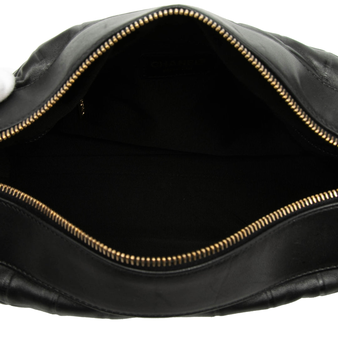 Chanel Medium Cuir d’agneau Chocolate Bar Sac bandoulière