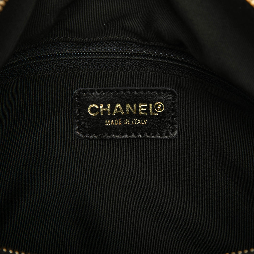 Chanel Medium Cuir d’agneau Chocolate Bar Sac bandoulière