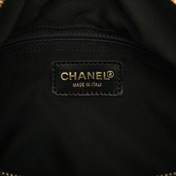 Chanel Medium Cuir d’agneau Chocolate Bar Sac bandoulière
