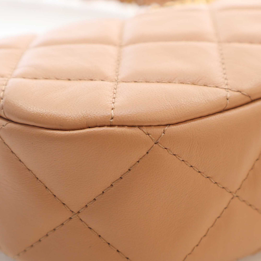 Chanel Matelassé vieilli Chanel 19 Hobo Petit Cuir de veau