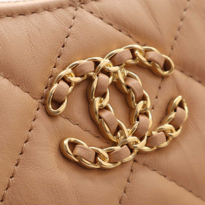 Chanel Matelassé vieilli Chanel 19 Hobo Petit Cuir de veau