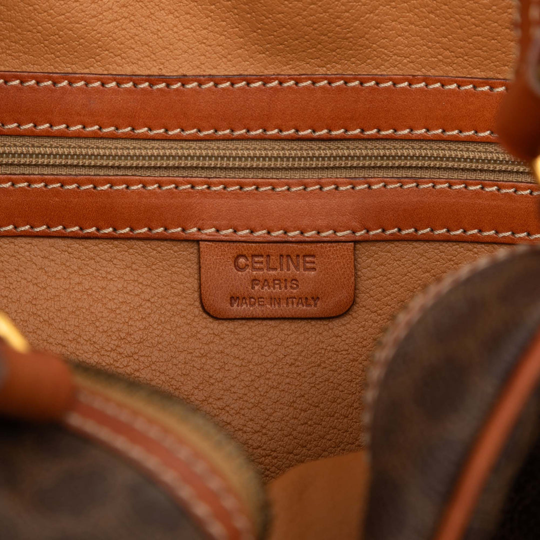 Celine Macadam Coated Toile Sac à main