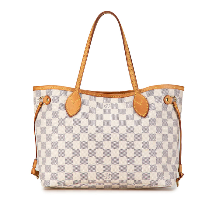 Damier Azur Neverfull PM White - Gaby Paris