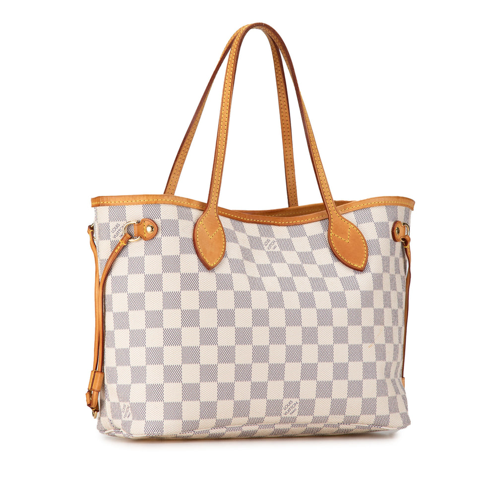 Damier Azur Neverfull PM White - Gaby Paris