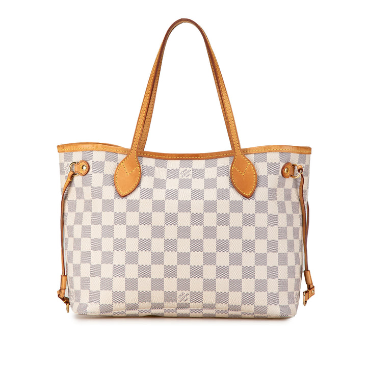 Damier Azur Neverfull PM White - Gaby Paris