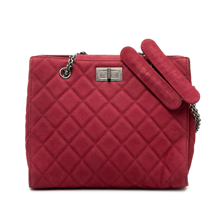 Chanel Matelassé Reissue 2.55 Cabas Cuir caviar