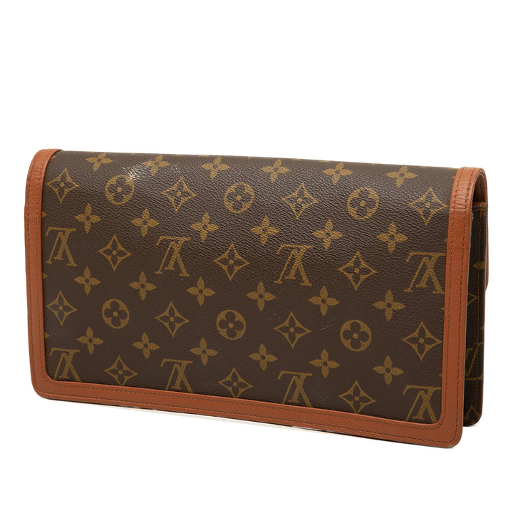 Louis Vuitton Pochette Dame Monogram GM Marron – vue 2 – GABY PARIS