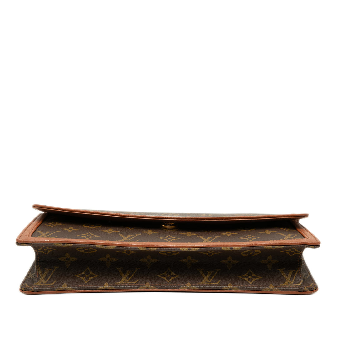 Louis Vuitton Pochette Dame Monogram GM Marron – vue 3 – GABY PARIS