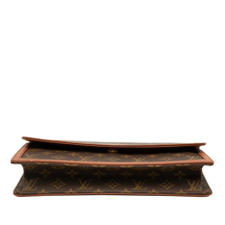 Louis Vuitton Pochette Dame Monogram GM Marron – vue 3 – GABY PARIS