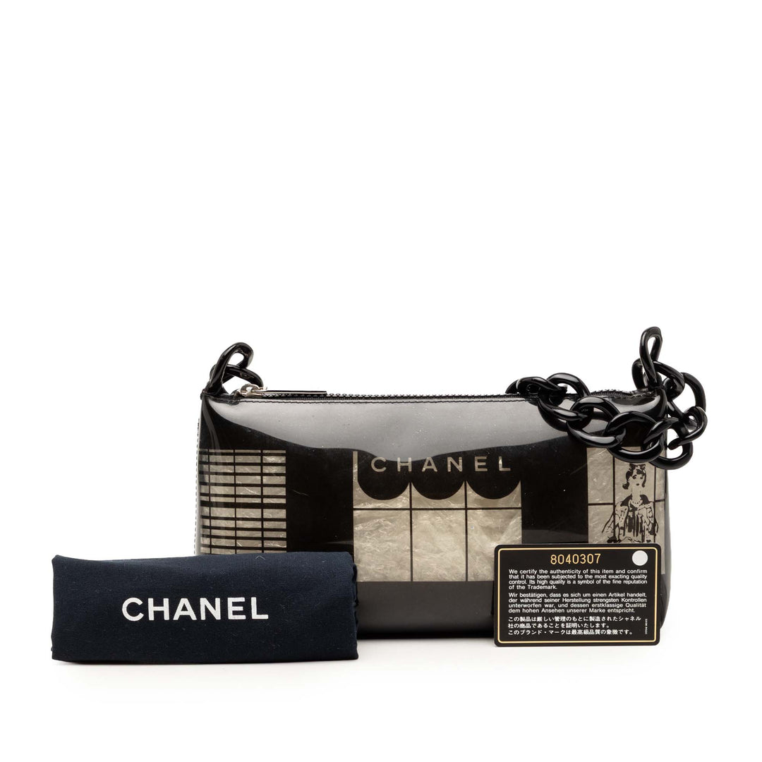 Chanel Vinyl Coco Window Pochette