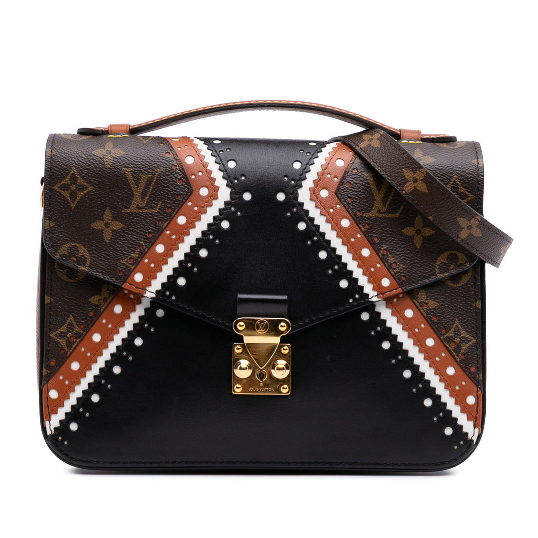 Louis Vuitton Monogram Brogue Pochette Metis Marron – GABY PARIS Authentique