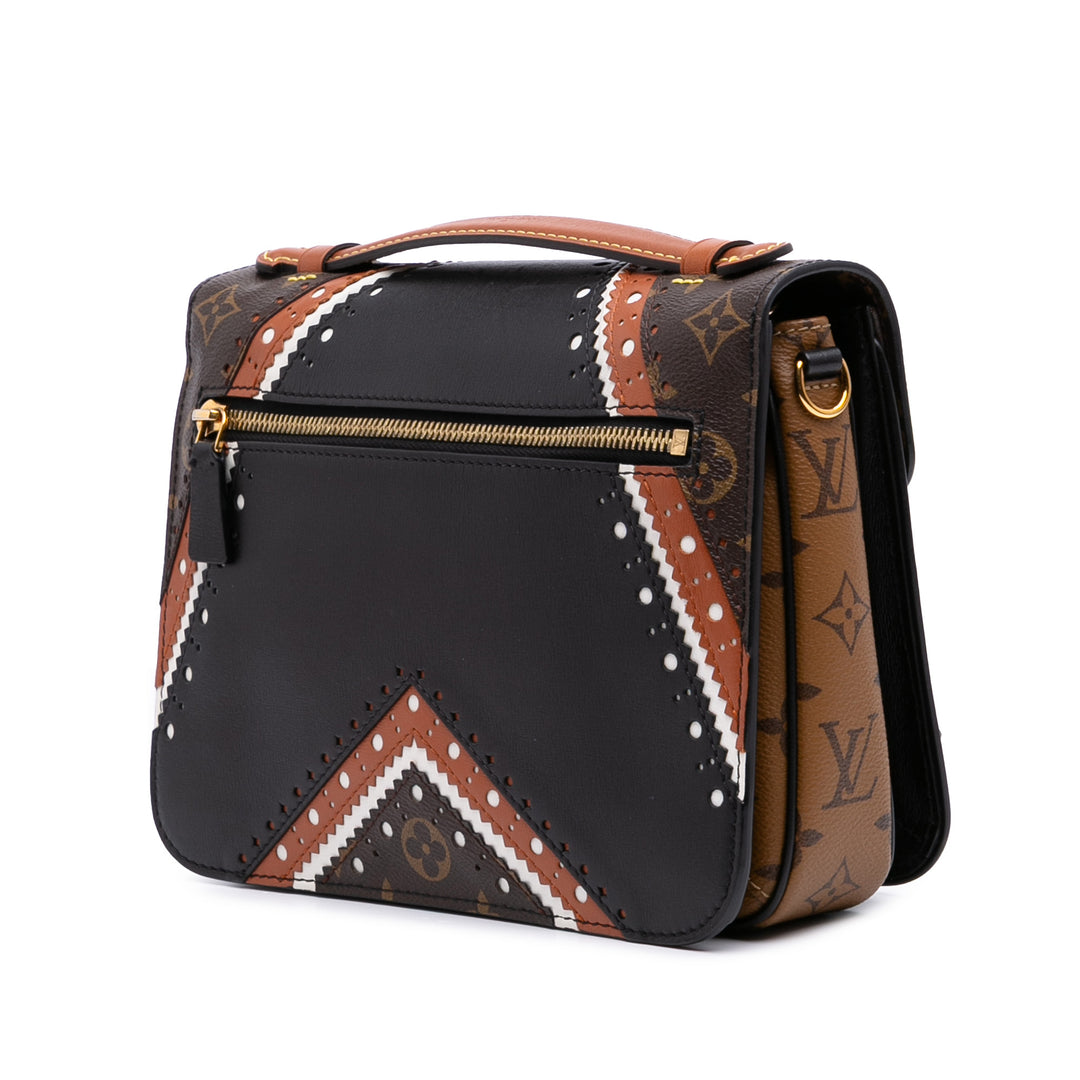 Louis Vuitton Monogram Brogue Pochette Metis Marron – GABY PARIS Authentique