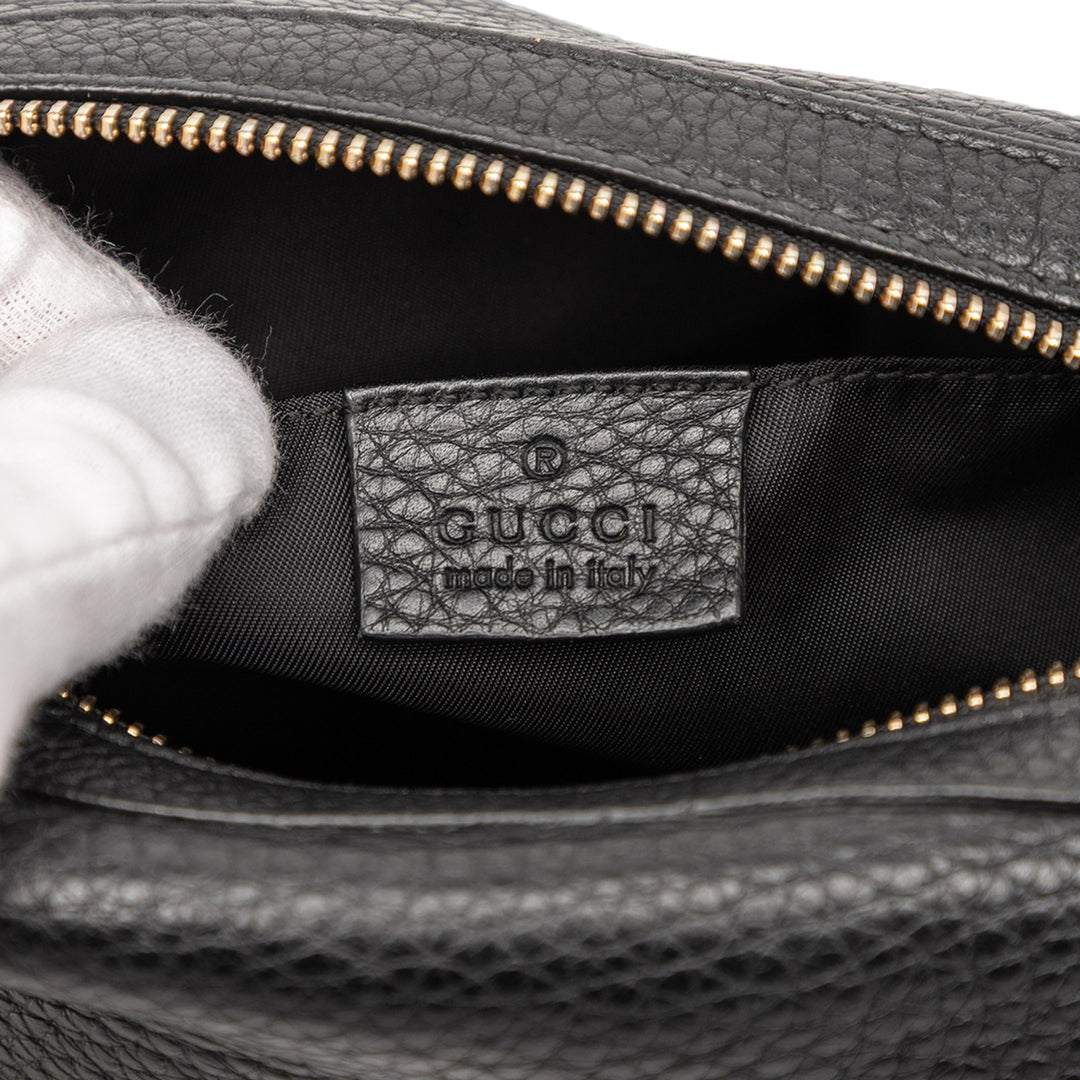 Gucci Cuir Soho Cosmetic Pochette Noir