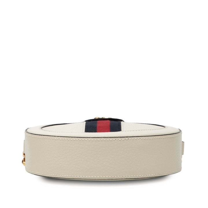Gucci Mini Cuir de veau Web Ophidia Rond Sac porté croisé
