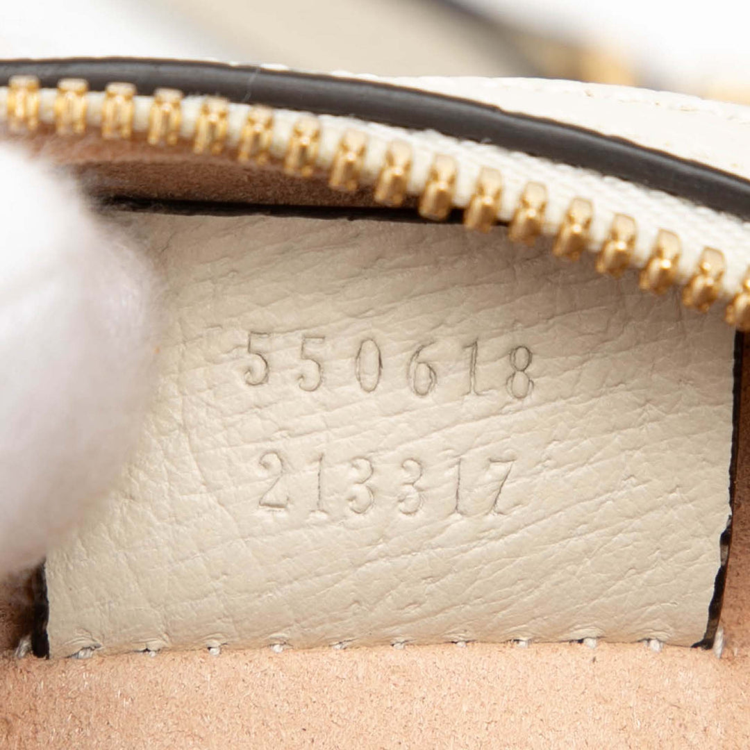 Gucci Mini Cuir de veau Web Ophidia Rond Sac porté croisé