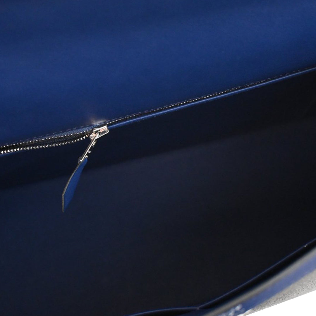 Hermès Tricolor Swift et Toile H Berline Kelly II Sellier 32