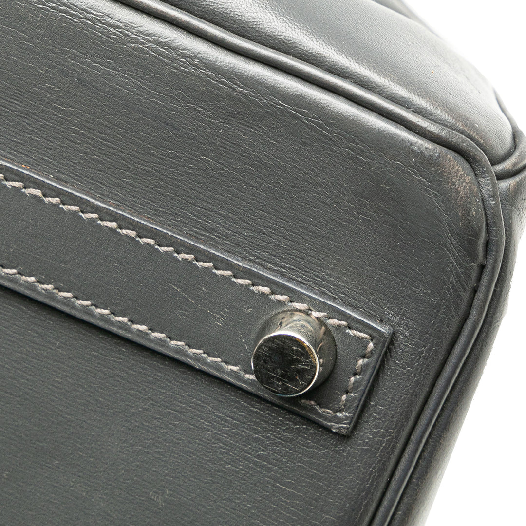 Box Calf Birkin Retourne 30 Gray - Gaby Paris