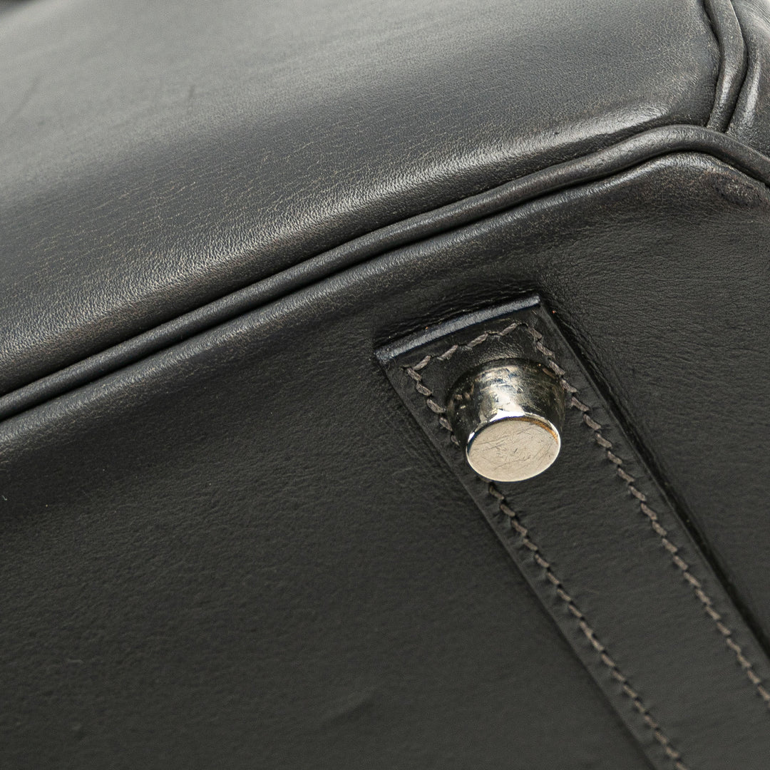 Box Calf Birkin Retourne 30 Gray - Gaby Paris