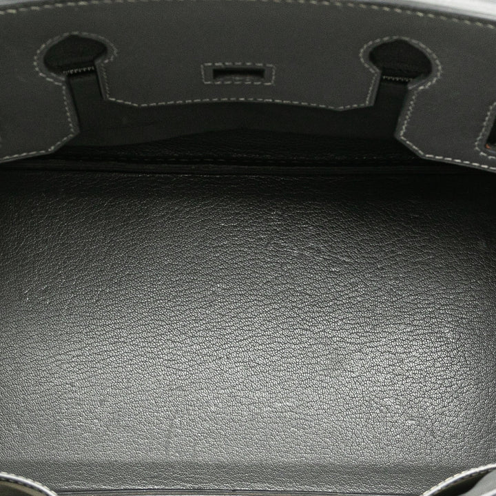 Box Calf Birkin Retourne 30 Gray - Gaby Paris