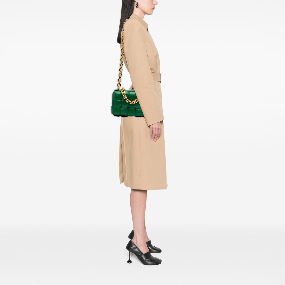 Bottega Veneta Nappa Intrecciato Padded Chain Cassette Sac