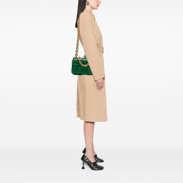 Bottega Veneta Nappa Intrecciato Padded Chain Cassette Sac