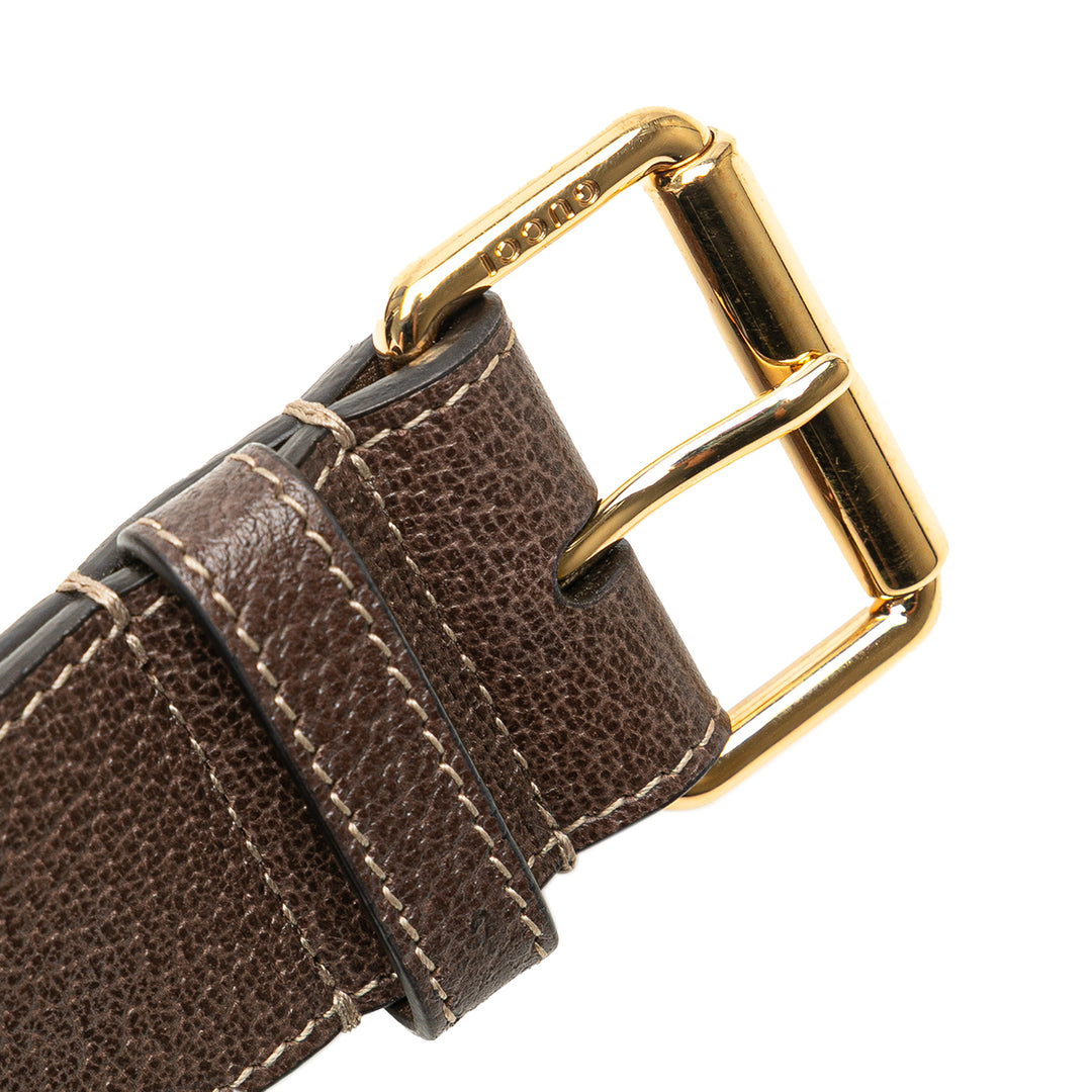 GG Supreme Web Ophidia Belt Bag Brown - Gaby Paris