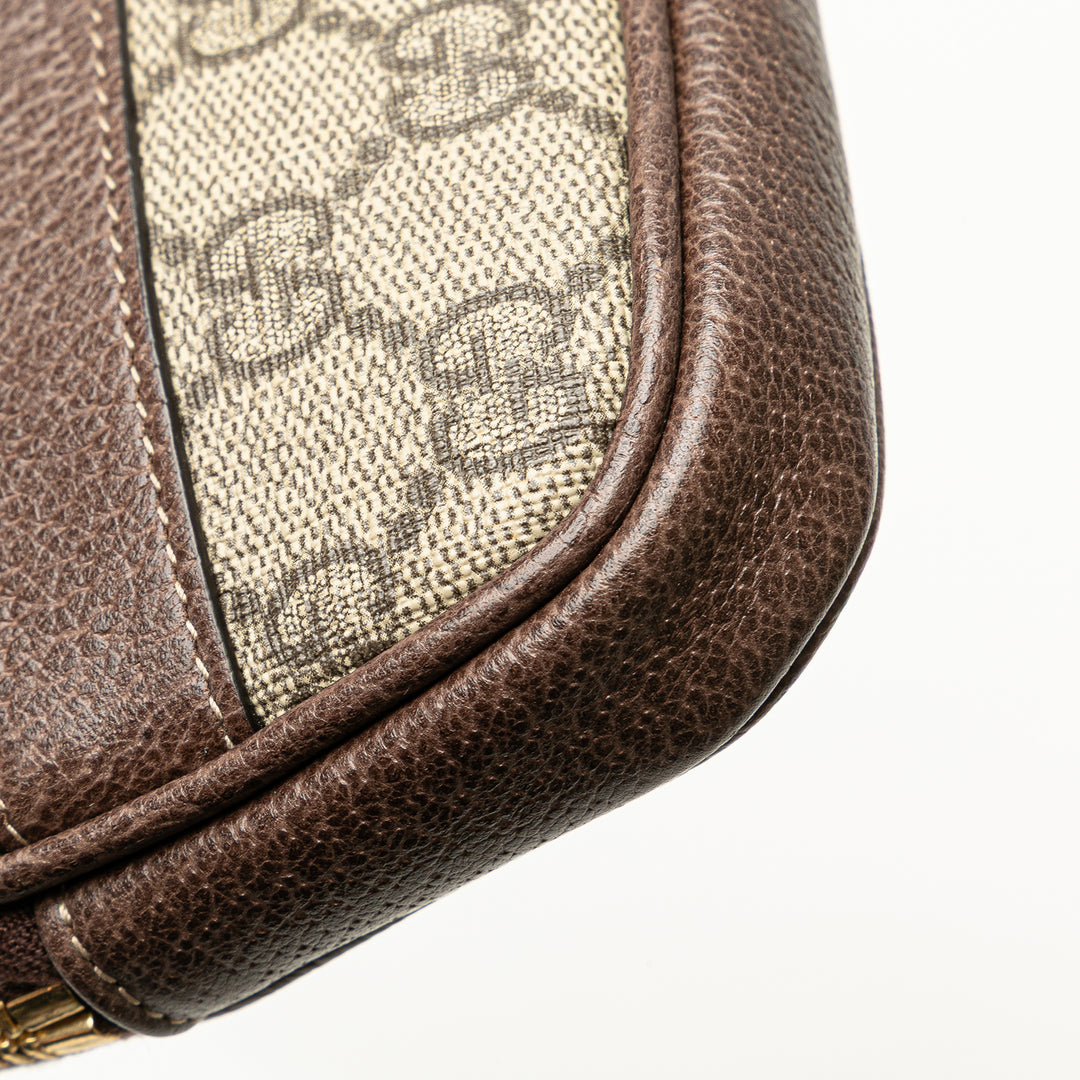 GG Supreme Web Ophidia Belt Bag Brown - Gaby Paris