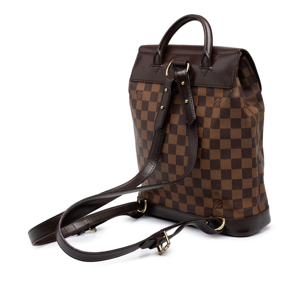 Louis Vuitton Sac à dos Soho Damier Ébène Marron – vue 2 – GABY PARIS