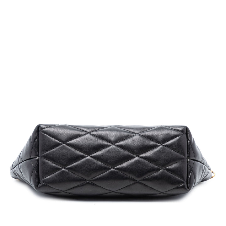 Saint Laurent Mini Matelassé Cuir d’agneau Sade Sac bandoulière
