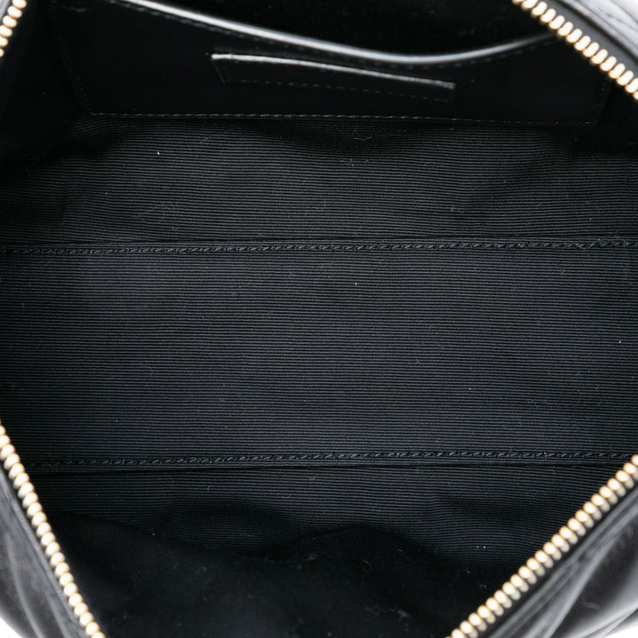 Saint Laurent Mini Matelassé Cuir d’agneau Sade Sac bandoulière