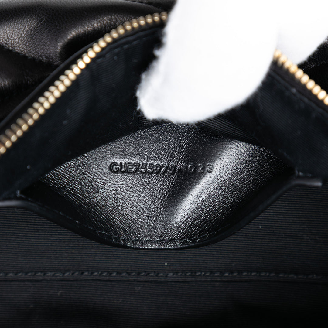 Saint Laurent Mini Matelassé Cuir d’agneau Sade Sac bandoulière