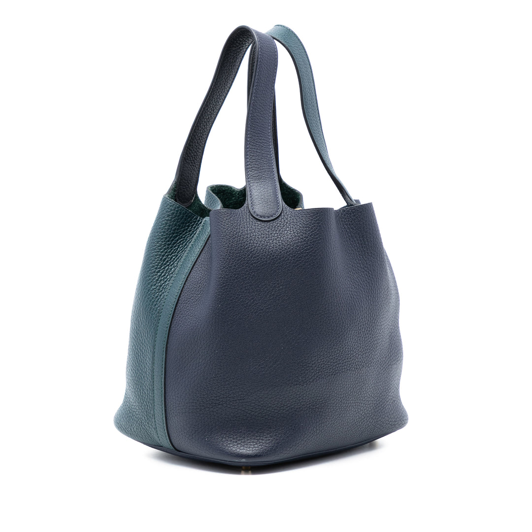 Hermès Bicolor Clemence Picotin Lock 22