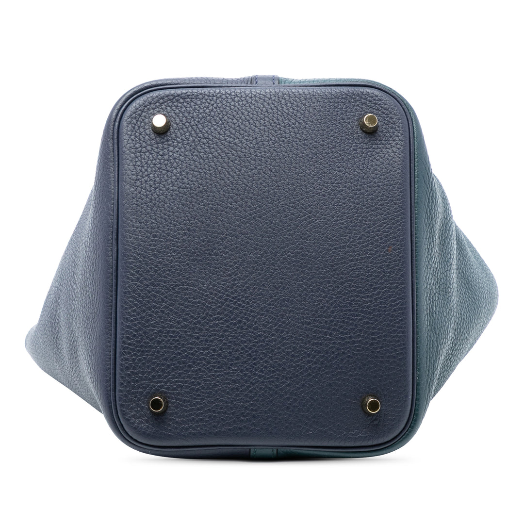 Hermès Bicolor Clemence Picotin Lock 22