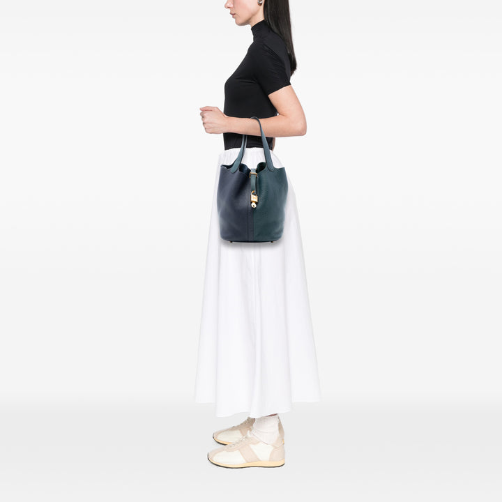 Hermès Bicolor Clemence Picotin Lock 22