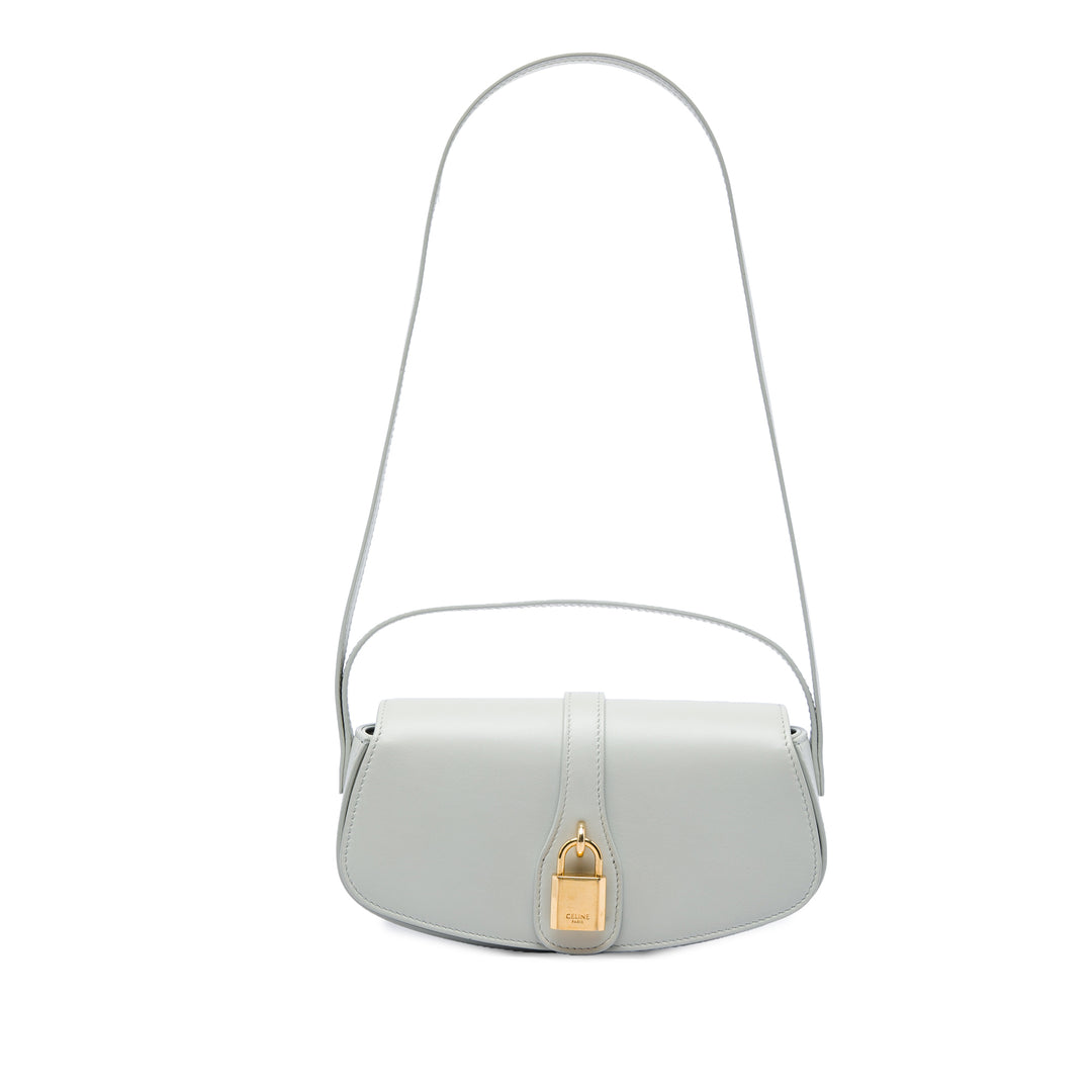 Celine Pochette Tabou Cuir de veau lisse Gris – vue principale – GABY PARIS