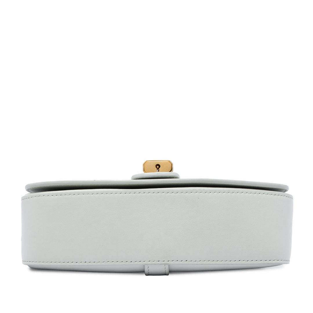 Celine Pochette Tabou Cuir de veau lisse Gris – vue 3 – GABY PARIS